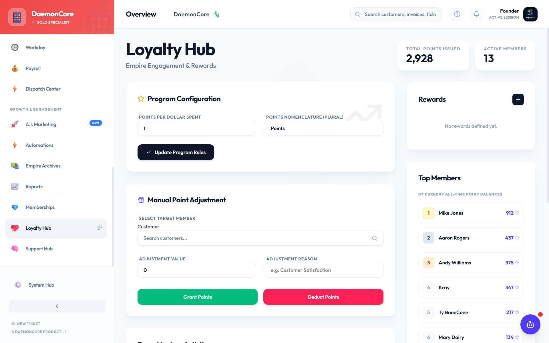 Loyalty Points