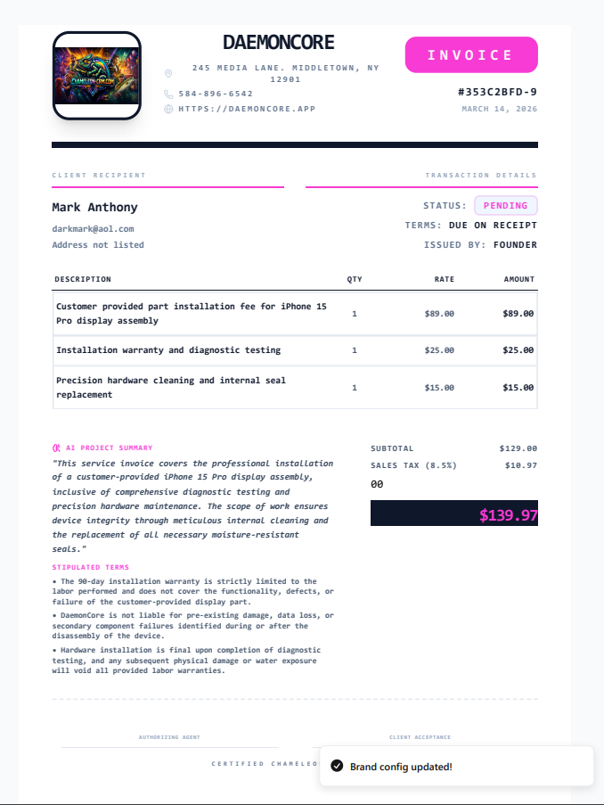 Invoice Template 4