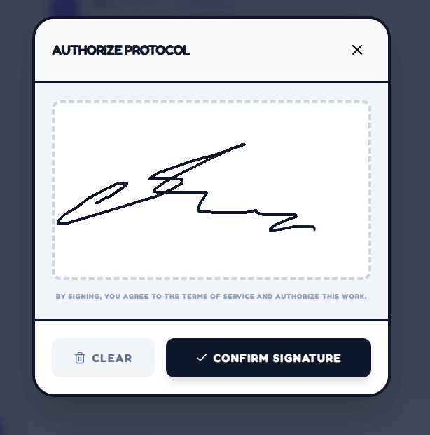 Customer Signature