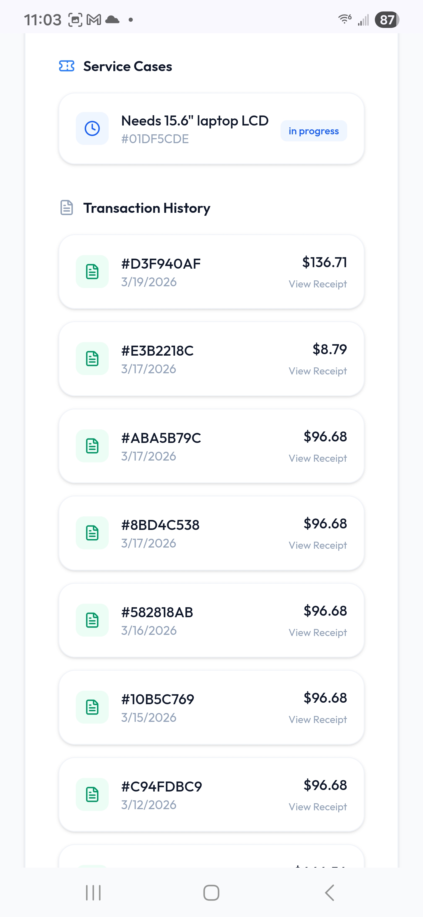 Customer View Screenshot 4