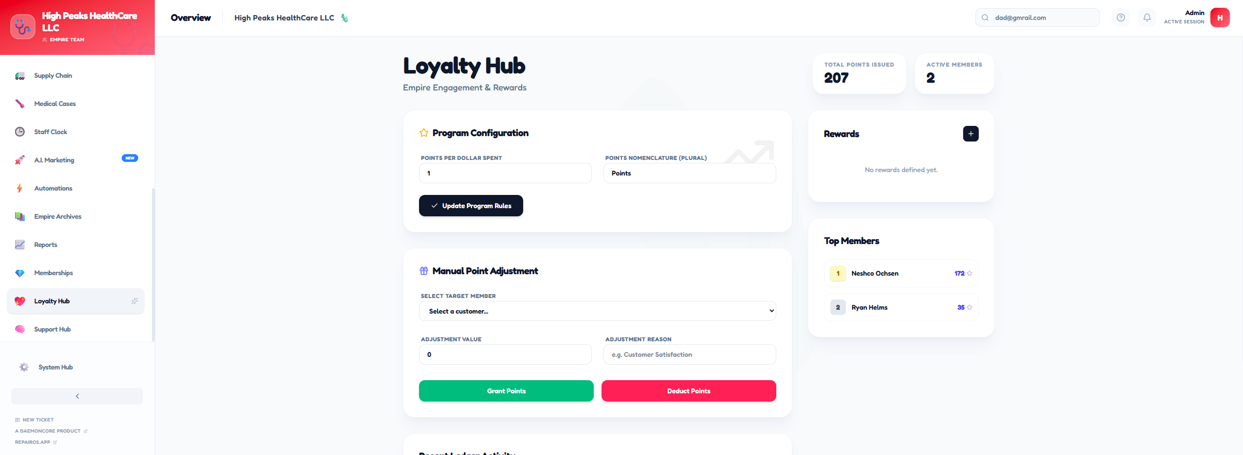 Loyalty Dashboard 1