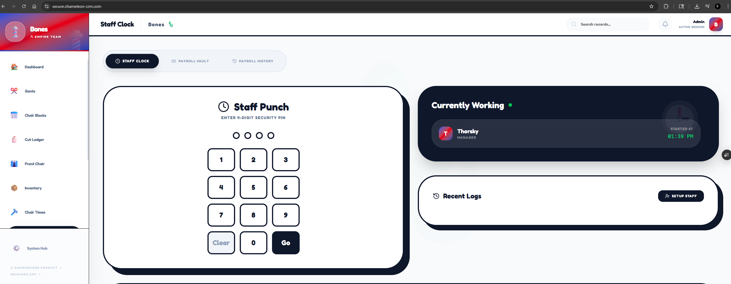 Payroll and Employee Management Dashboard