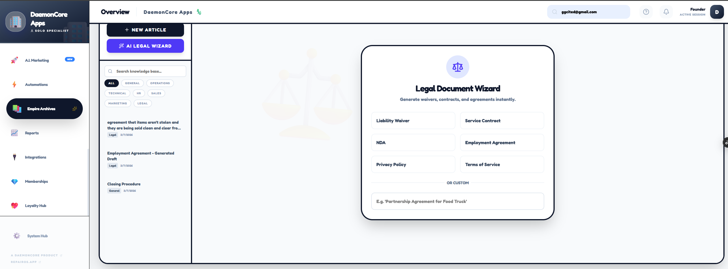 Chameleon-CRM Wiki Interface